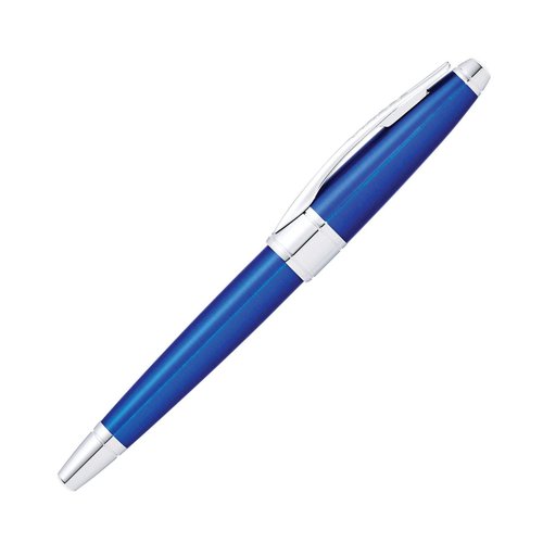Cross Apogee Translucent Blue Lacquer Rollerball Pen