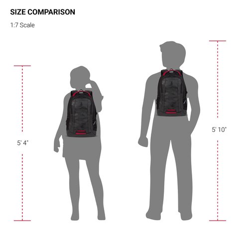 SwissGear Cecil 5505 Laptop Backpack, Camo Noir, 18-Inch