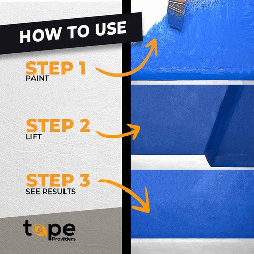 Made in USA Blue Painter’s Tape - 2 inch x 60 yds. (6 Pack) Thick & Wide Masking Tape for Safe Wall Painting, Building, Remodeling, Labeling, Edge Finishing
