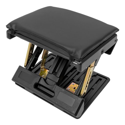 4-Level Height Adjustable Foot Rest for Under Desk at Work, Ergonomic Portable Foot Stool with Massage Cushion, Supports 80kg (176lbs), Suitable for Car,Office,Home