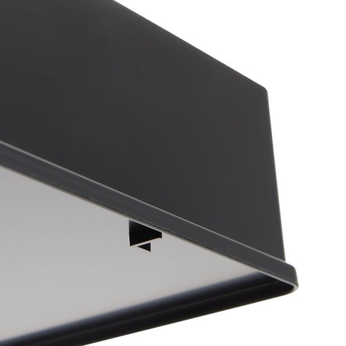 Stockroom Plus 4 Pack Black Stackable Paper Trays for Letter Documents, Desktop File Organizers for Office Supplies, Stackable Desk Tray Holder for Paper Storage (10 x 13.45 x 2.5 in)