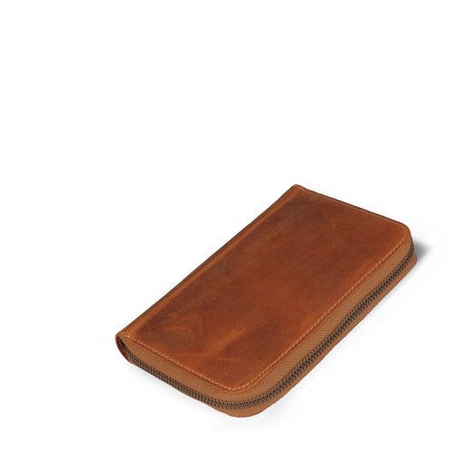 Londo Genuine Leather Padfolio – Portfolio Folder with Pencil Holder, Notepad & Zipper Closure for Business, Office & Travel