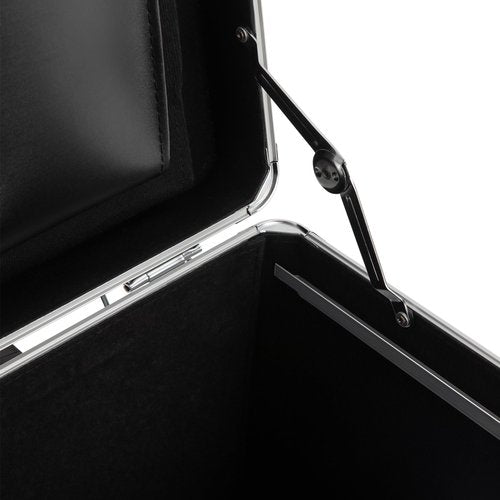 Pinelicorn Portable File Storage Box with Handle -19.2" x 15" x 16" Portable Locking Storage Box for Filing Letters & Documents, Mobile Lock Box with Combination Lock (Silver)