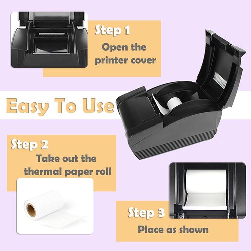 Immuson - Thermal Paper Receipt Rolls 2 1/4 x 50 Feet, Receipt Paper 2 1/4 x 50 Feet, Cash Register for Verifone Credit Card Terminals (1000 Rolls)