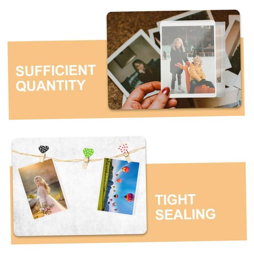 NUOBESTY 100 Sheets Thermal Laminating Film Pouches Clear PVC Photo Protective Laminating Sheets for Id Cards Business Cards Menus Documents Fade Resistant