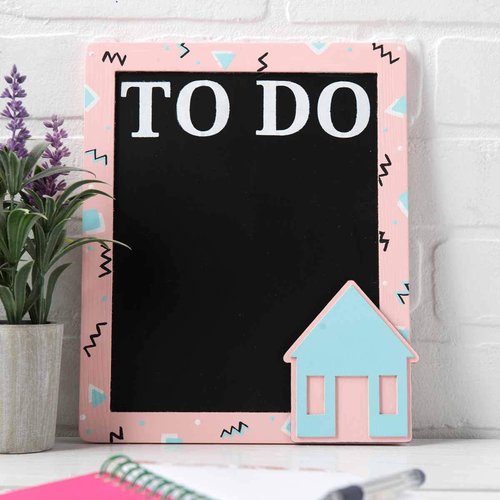 Plaid Enterprises Double-Sided Chalkboard Set - 8" x 10" Decorative Wood Frame | Perfect for Arts & Crafts (6 Pack)