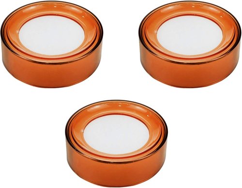 Dahszhi Desktop Sponge Finger Moistener - 2.7" Diameter, Brown - Pack of 3