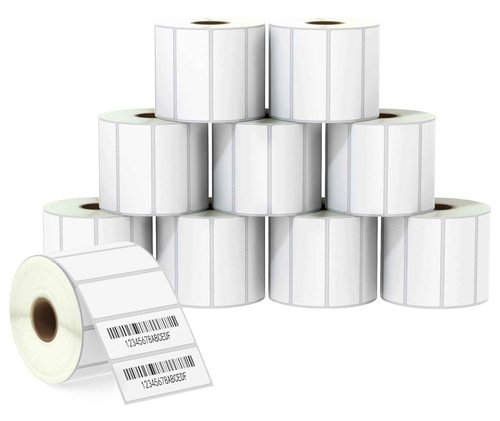BETCKEY - 2.625" x 1" (67 mm x 25 mm) File Folder & Address Labels Compatible with Zebra & Rollo Label Printer,Premium Adhesive & Perforated [10 Rolls, 20000 Labels]