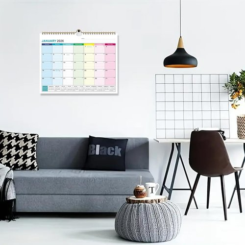Large Dry Erase Calendar for Wall - Wall Calendar Dry Erase (multicolored)