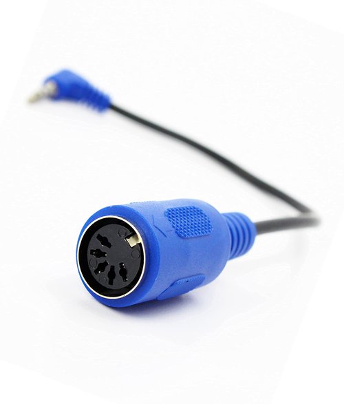 ZAWDIO - MIDI to TRS 3.5mm Breakout Cable Right Angle Adapter for: Akai, Korg, Line6, LittleBits - MPC Studio, Touch, MPX8, Electribe 2, SQ-1
