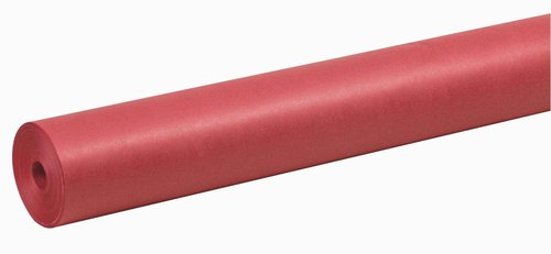 Pacon Artkraft Duo-Finish ArtKraft Duo-Finish Paper Roll P67044, 4-feet by 200-feet, Scarlet, 1 Roll