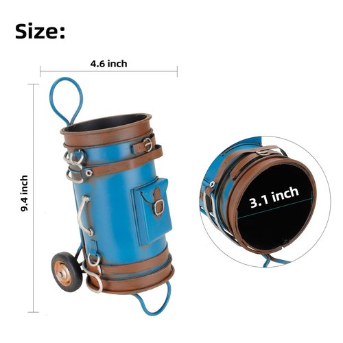 Roykaw Golf Pen Holder for Men Women,Unique Retro Style Iron Craft, and Golf Office Decor for Golfers/Father/Husband/Boyfriend