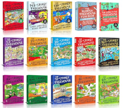 Treehouse Story Series Collection Set 1-15 Paperback Kids Adventure Books