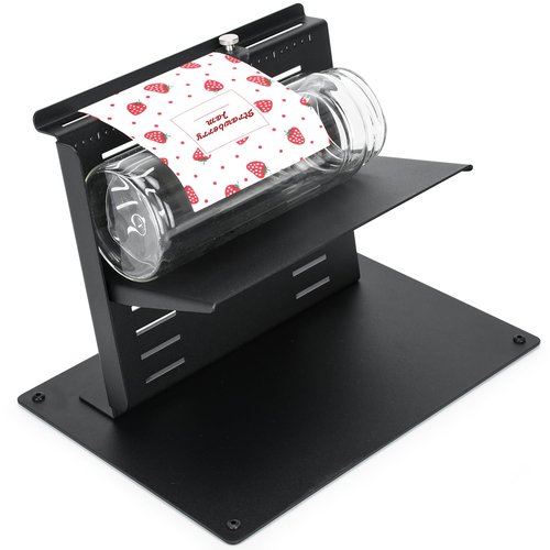 TOPOWN Precise Label Applicator Bottle and Jar-Labeling Tool for Bottle-Essential Tools for Label Makers Black
