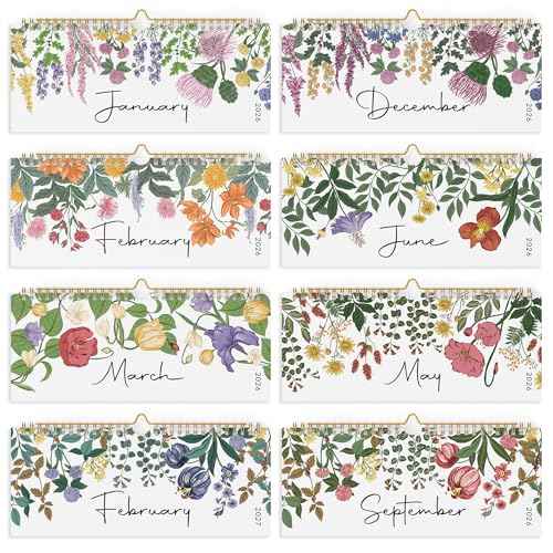 2026 Wall Calendar - Cabbrix Calendar 2026, 18 Monthly Wall Calendar with Thick Paper, January 2026 - June 2027, 12" x 15", Twin-Wire Binding, Perfect for Planning