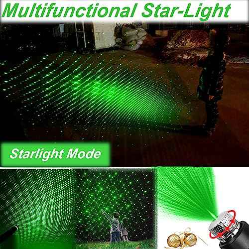 Green Laser Pointer High Power, USB Rechargeable Green Laser High Power Pointer Long Range Laser Pointer Laser Light Pointer for Presentations