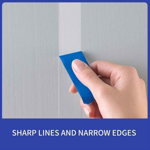 ADHES Blue Painters Tape Blue Tape Painting Tape for Walls,UV Anti,14 Days Clean Remove,0.94nch x 60yard,36Rolls