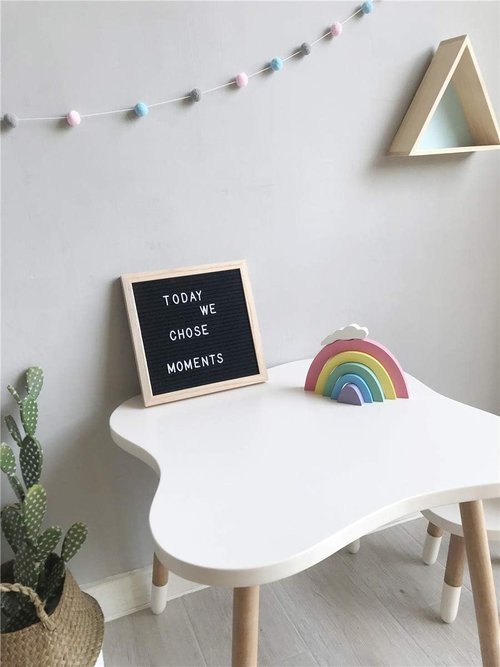Felt Board | 10x10 Inch Felt Letter Board - Perfect for Pregnancy Announcements & Baby Signs