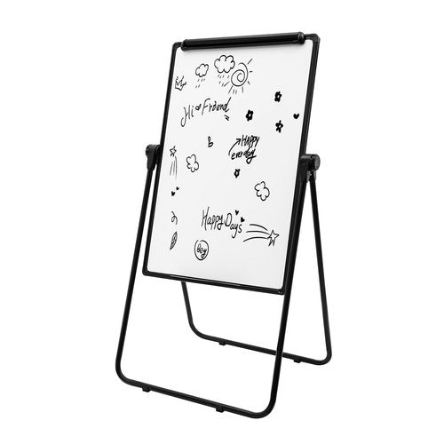 Rolling White Board with Stand, Double Sided Magnetic Dry Erase Boards Height Adjustable, Portable Standing Whiteboard for School Office Classroom Restaurant(36"×24")