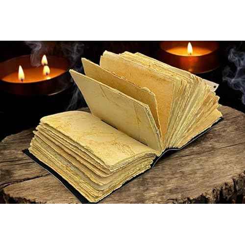 SH SHIFAA HANDICRAFT Fox Leather Journal Book of Shadows Notebook Handmade Daily Notepads for Men & Women Blank Paper 7x5 Inches - Best Gift for Art Sketchbook & Notebook (Fox Print 400 Pages)