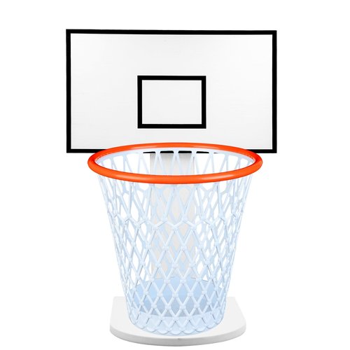 Basketball Trash Can Complete Set(Including 1pc Basketball Garbage Bin)– Fun Indoor Office Basketball Hoop, Perfect Basket ball Mini Hoop Trash Can, Basketball Hoop Trash Can and Unique Birthday Gifts