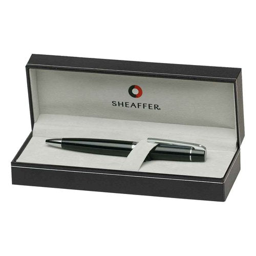 Sheaffer Gift Collection 2 (300) Ball Point Pen, Chrome Trim, Glossy Black (SH/9312-2)