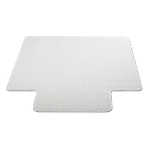 Alera Studded Chair Mat for Flat Pile Carpet, 36" x 48", with Lip, Clear