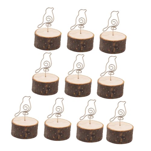 Angoily 20pcs Bird Shaped Memo Holders Sturdy Table Clips for Office and Party Decorations Creative Place Card Holders for Weddings Birthdays and Graduations