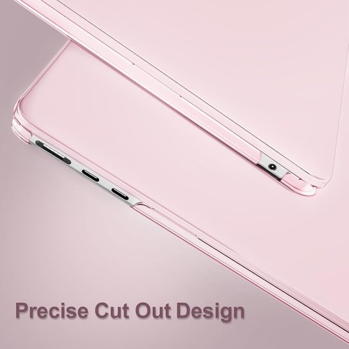 MOSISO MacBook Air 13-Inch Case - Hard Shell with Keyboard Cover & Screen Film | Rose Pink