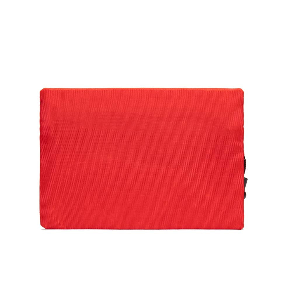 Jipemtra Red Emergency Pouch - Small Travel First Aid Bag for Car, Home, Office & Outdoors (8.3x5.5)