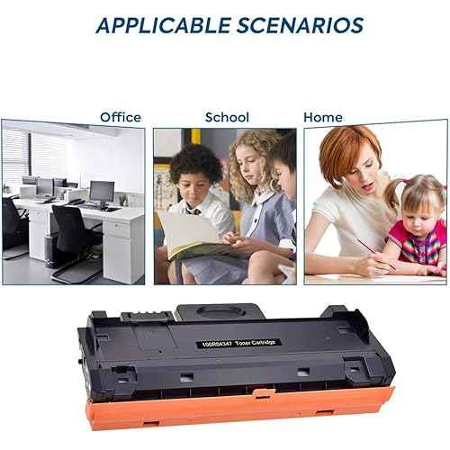 Compatible B205/ B210/ B215 Toner Cartridge Replacement for 106R04347 106R04346 High Yield 3,000 Pages use for Xero x B205 B210 B215 B205NI B210DNI B215DNI Printer (Black, 1-Pack)