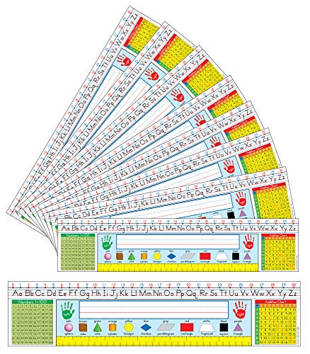 Carson Dellosa Traditional Manuscript Name Plate for Desk, Grade 1-3, 36-Piece Set