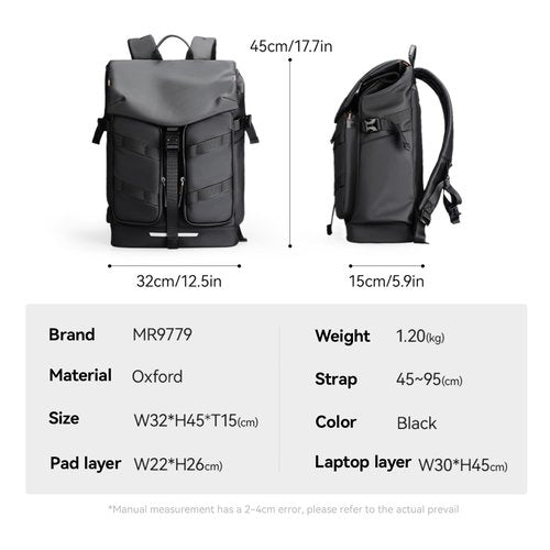 MARK RYDEN Business Backpack for Men, 17.3 Inch Laptop Backpack with High Tech Magnetic Snap, Waterproof Fashion Casual Backpack Ideal for Working, Daily Life