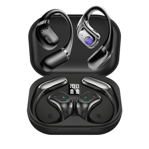 AI Language Translator Earbuds, 144 Languages Translation Earbuds Real Time, OWS Translating Earbuds Headphones Translation Device for iPhone and Android Travel Business Learning 12