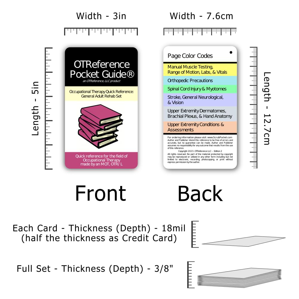 OT Reference Set - General Adult Rehab Set