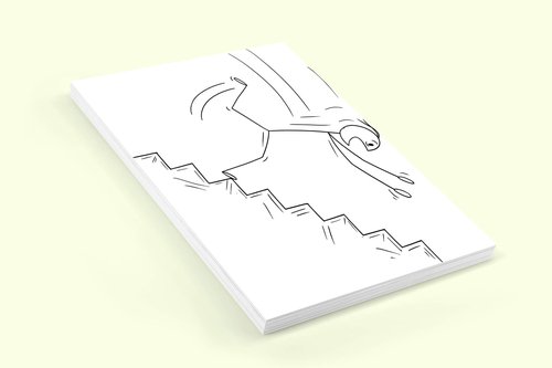 MADE IN USA – Debra Dale Designs Memo Note Pads – 8.5"x11" White Bond – 13 Pads, 50 Sheets Each – Office Desk Supplies