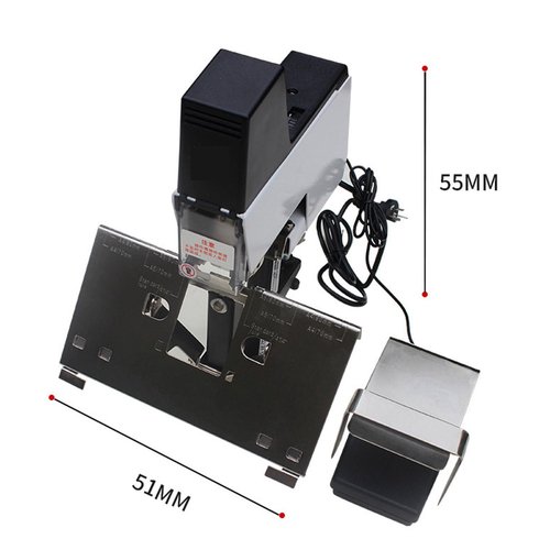 Electric Stapler, Automatic Rapid Heavy Duty Dual Use Flat and Saddle-Binder Book Binding Machine With Foot Pedal for Office