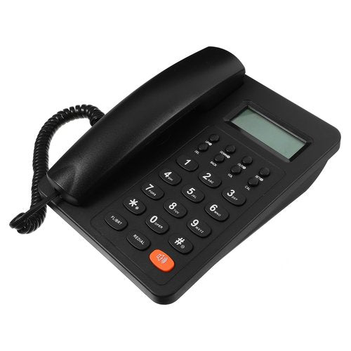 TEMPNAP 1set Desk Telephone for Home Office Reusable Wired Phone Sound Easy Installation Material Versatile for Commercial Use Desktop Communication