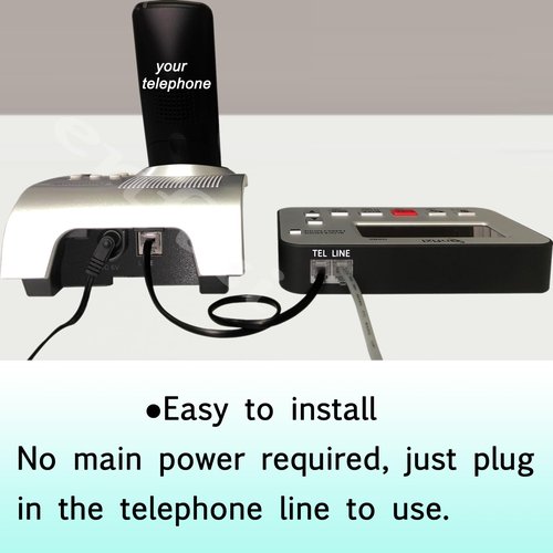 Enf860 Call Blocker for Landline Phones, Blacklist/Whitelist Dual Mode, Block spam Calls by Number and Name