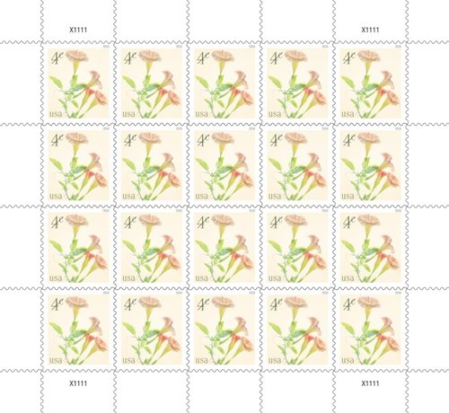 Angel's Trumpets 2026 4-Cent Stamps - Nature Flowers Definitive Mail-Use | Sheet of 20