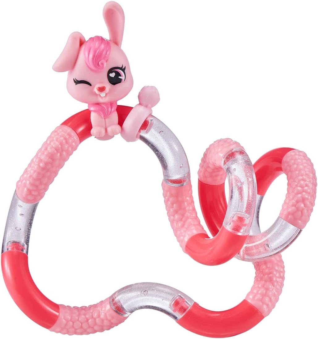 Tangle Jr. Pets 2-Pack Fidget Toys for Kids - Adorable Kitty & Bunny Characters | Perfect Gift for School