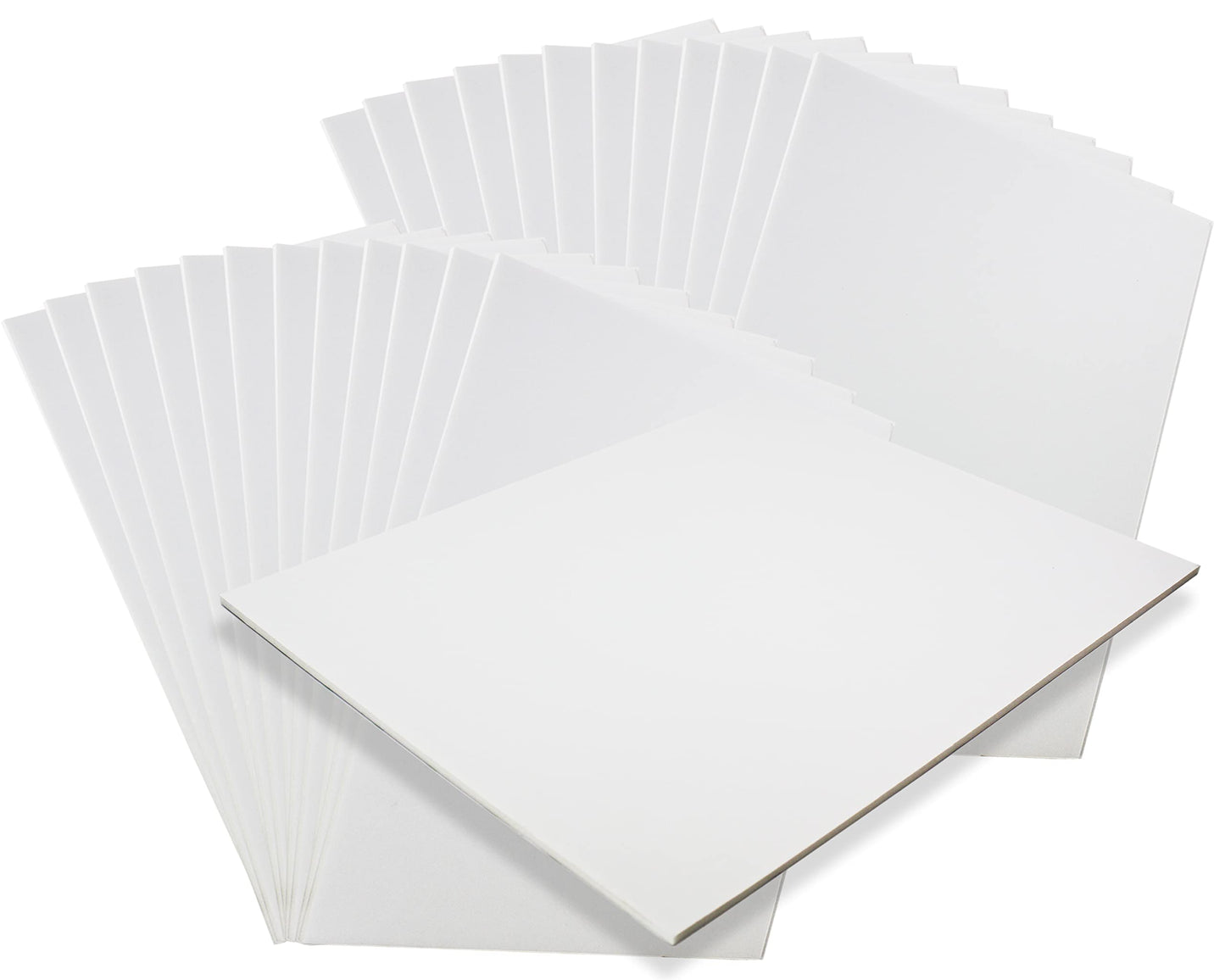Foam Board 24x30 100PK Foam Core Boards 3/16 Thick Foam Poster Board White Foamboard 24x30 Large Acid Free Foamcore Sheets, Polystyrene Rigid Foamboard Large Foamcore Backing for Backdrop, Display