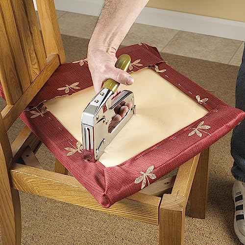 Arrow T50PBN Heavy Duty Manual 2-in-1 Staple Gun and Brad Nailer for Upholstery, Framing, Insulation, Crafts, and Furniture, Silver