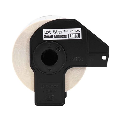 Brother Genuine DK-1209 Small Address Paper Label Roll, Die-Cut Paper Labels, Engineered for Excellence, 800 Labels Per Roll,White, 3 rolls (DK12093PK)
