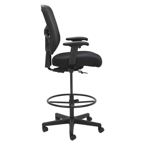 Alera ALE Elusion Series Mesh Stool, Black