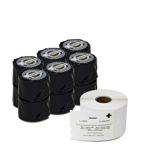 OfficeSmartLabels 2-1/8 x 2-3/4 inch Veterinary Diskette Media Labels, Compatible with 30258 (12 Rolls / 400 Labels Per Roll)