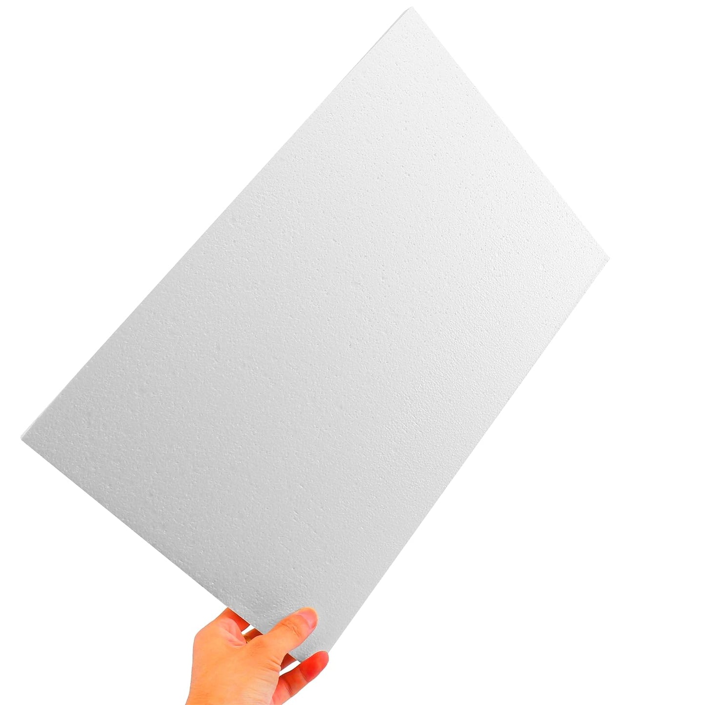 AMZQNART Craft Foam Block, 0.5 in Thick 17x11" EPS Polystyrene Rectangle Foam Blocks Packs of 15 Pcs for Art Sculpting, Sculpture, Modeling, School and Home DIY.