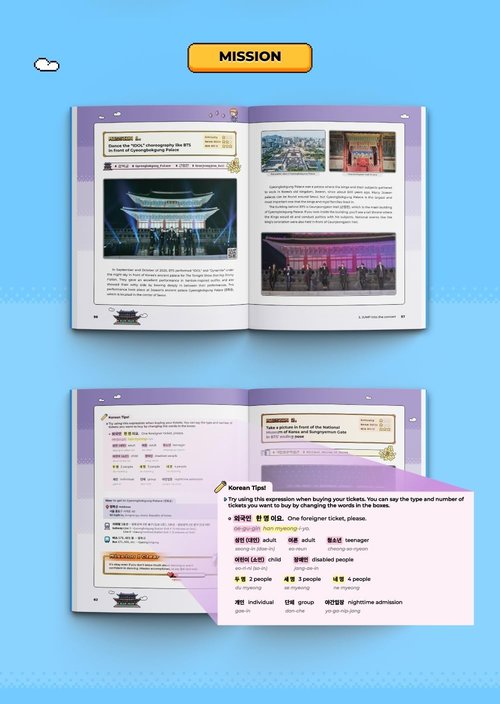 BTS Travel Book - Global Edition with Essential Korean Expressions | Perfect Gift for Army Fans