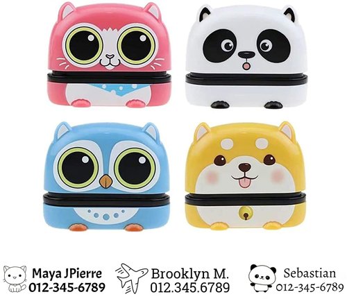 Name Stamp for Clothing Kids Waterproof,Stamps for Clothes Kids，Double Sided Name Stamp(White + Black Ink) Kids Stamps,Clothe Stamp,Custom Name Stamp