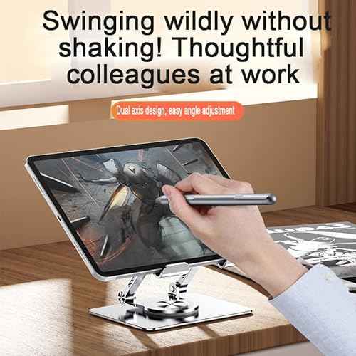 Adjustable Laptop Stand£¬Laptop Stand with 360 Rotating Base£¬Ergonomic Notebook Stand, Foldable Portable Notebook Stand Suitable for laptops/Tablets.